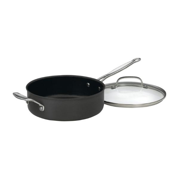 Picture of Cuisinart 6243380 5.5 qt. Chefs Classic Stainless Steel Saute Pan&#44; Black