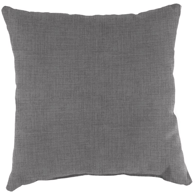 Picture of Jordan Manufacturing 8091339 4 x 18 x 18 in. Polyester Throw Pillow&#44; Gray