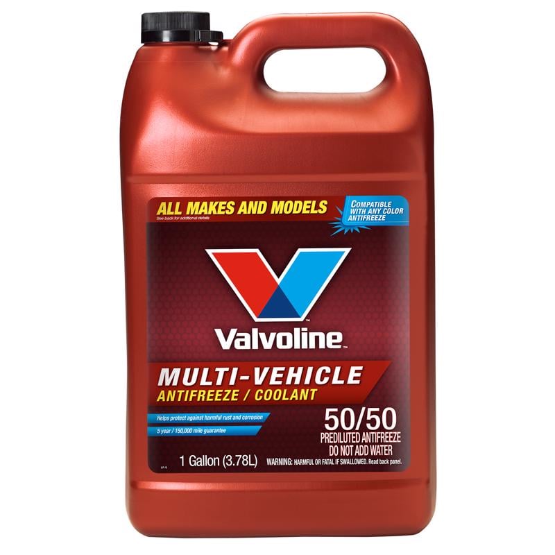 8100059 1 gal Zerex 50 & 50 Antifreeze & Coolant - Case of 6