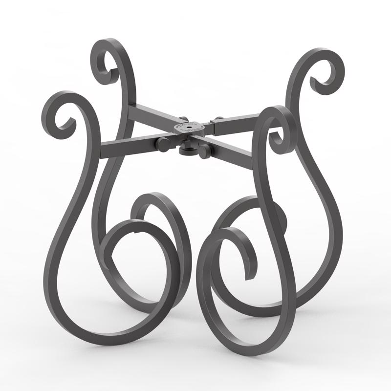 8091979 Steel Plant Stand, Black