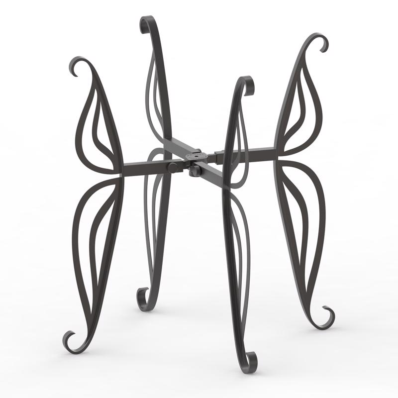 8091984 Steel Plant Stand, Black