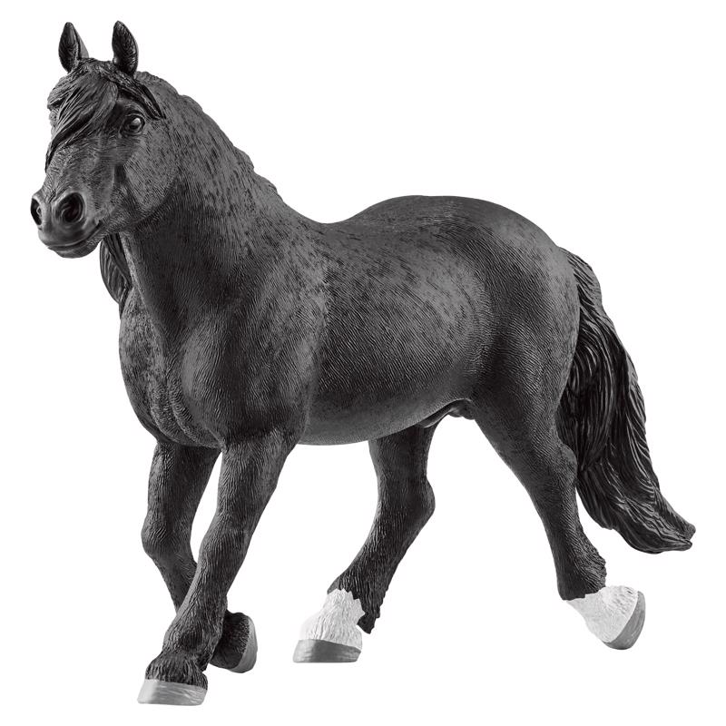 Picture of Schleich 9090365 Noriker Stallion Horse Figurine&#44; Black - Case of 5
