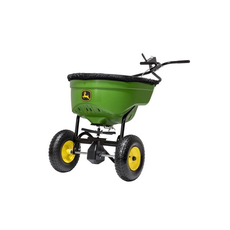 12 ft. Broadcast Lawn Spreader - Green - 130 lbs Capacity - Durable Design