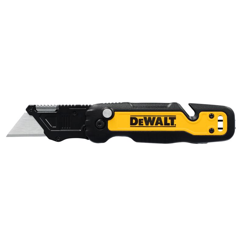Press & Flip Compact Utility Knife, Black & Yellow