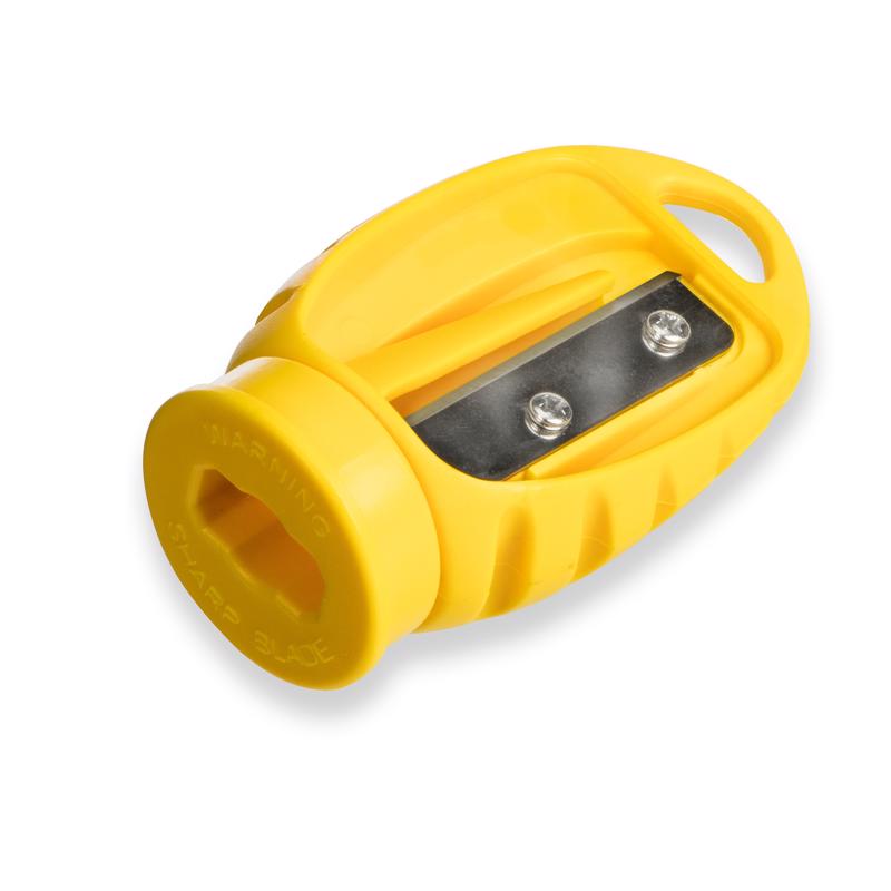 2036271 9.37 in. Carpenter Pencil Sharpener, Yellow - Case of 10 -  Ch Hanson