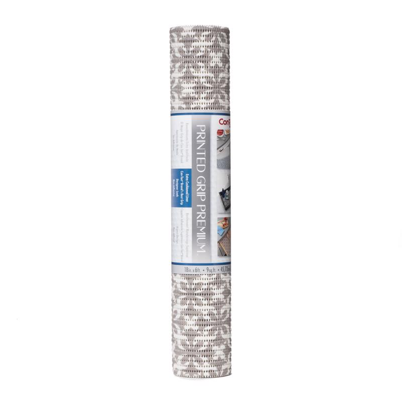 Picture of Con-Tact 6075548 6 ft. x 18 in. Printed Grip Premium Shelf & Drawer Liner&#44; Gray