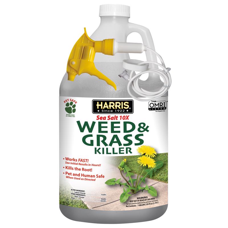 Weed and Grass Killer, Liquid, Clear, 128 oz