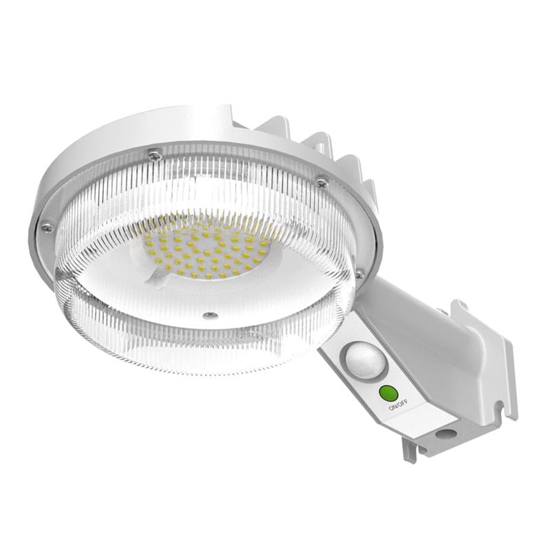 Motion-Sensing Solar Powered LED Area Light, Gray