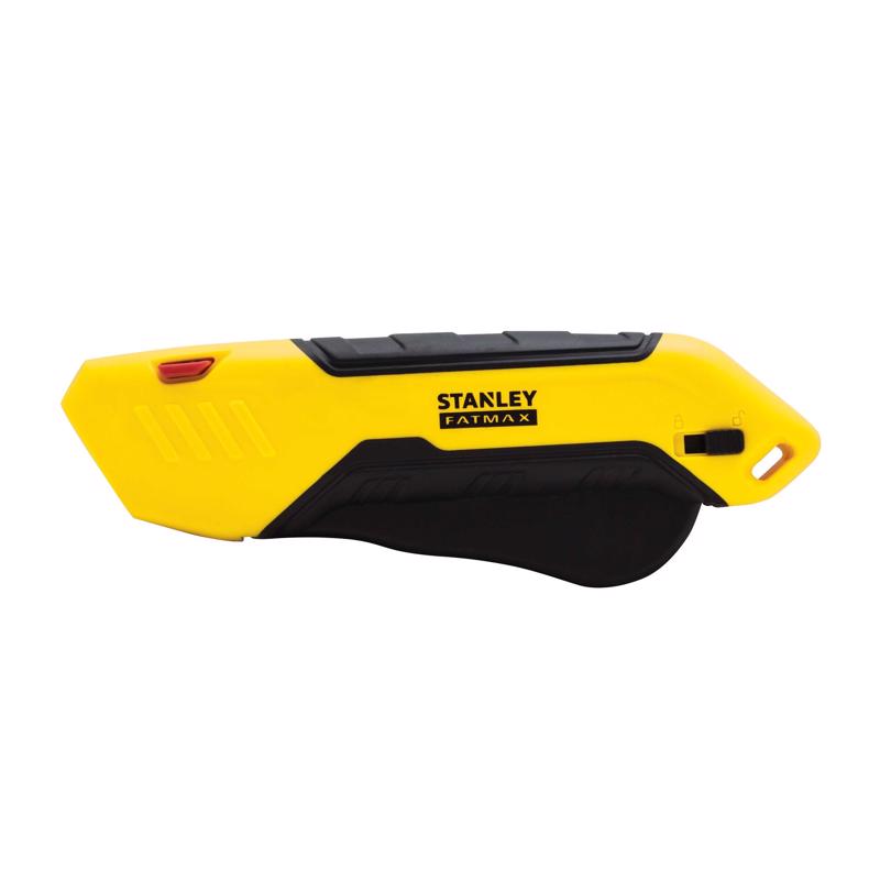 Picture of Stanley 2037382 Fatmax Self-Retracting Squeeze Auto Retract Safety Knife&#44; Black & Yellow