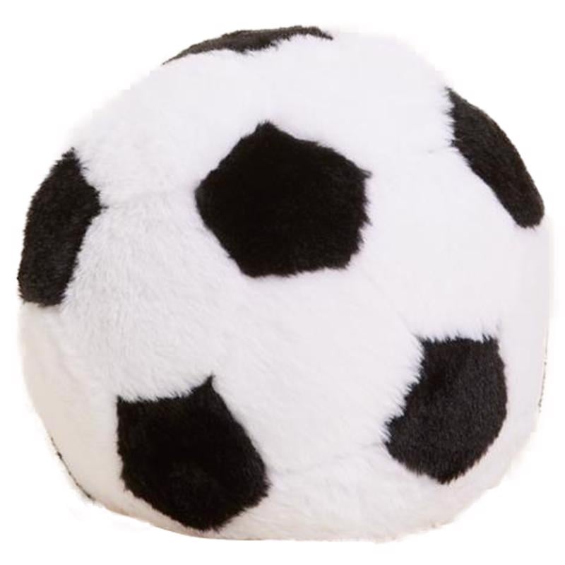 Soccer Ball Plush Toy - Black & White - 13in. - Soft & Cuddly