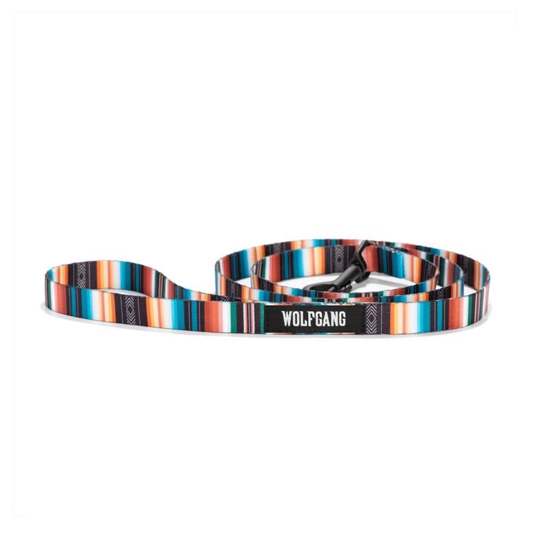Picture of Wolfgang 8101181 4 in. Multi Color Lost Art Polyester Dog Leash&#44; Small & Medium