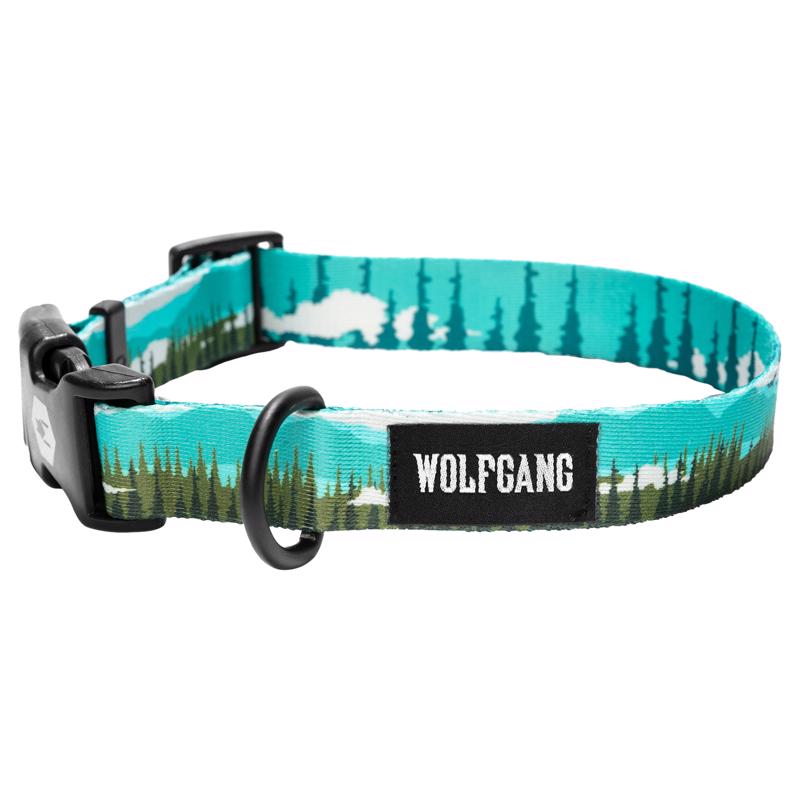 Picture of Wolfgang 8093209 18 in. Green Great Escape Polyester Dog Adjustable Collar&#44; Medium