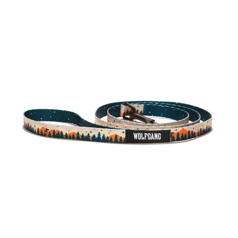Picture of Wolfgang 8101179 4 in. Multi Color Over Land Polyester Dog Leash&#44; Small & Medium