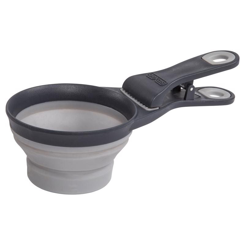 Picture of Dexas 8100389 Gray Rubber 1 cups Pet Food Scoop for All Animals