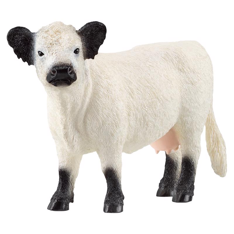 9089647 Farm World Realistic Galloway Cow Figurine