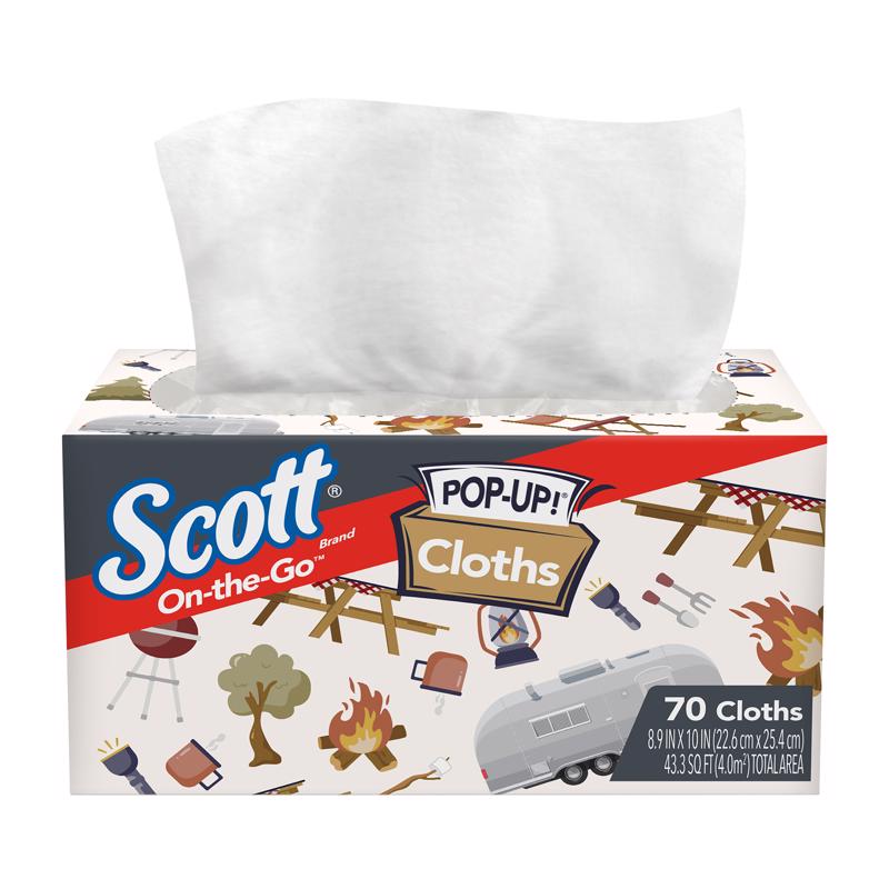 70 Count 9 x 10 in. On-the-Go Cleaning Cloth