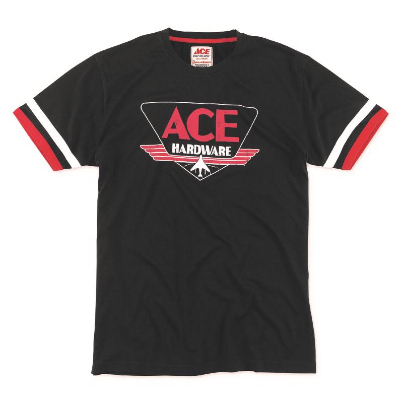 8098065 Short Sleeve Men Crew Neck Tee Shirt - Black - Extra Large