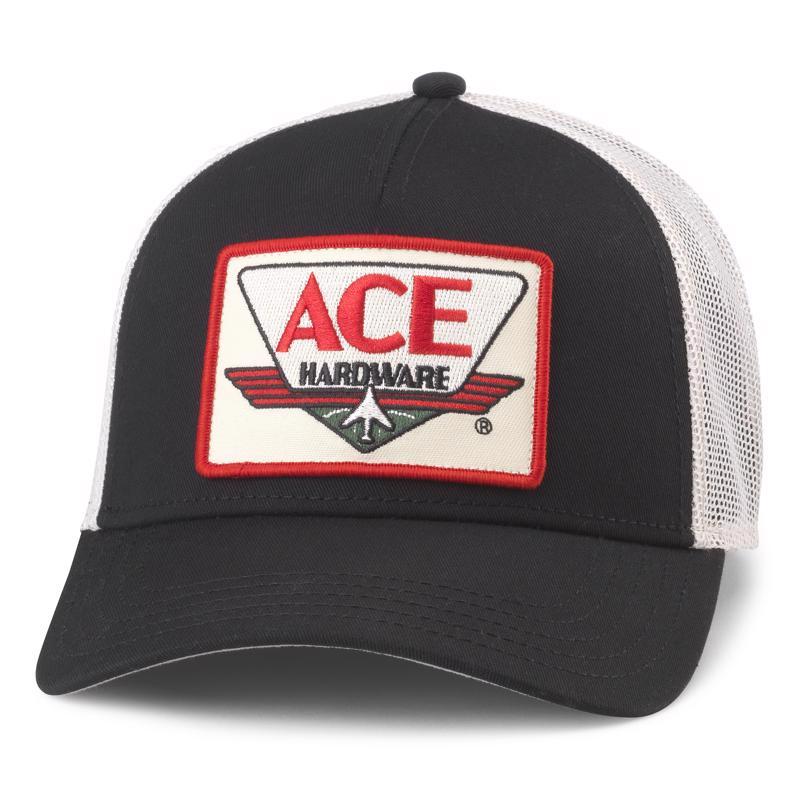 8098056 Headwear Logo Baseball Cap, Ivory & Black - One Size