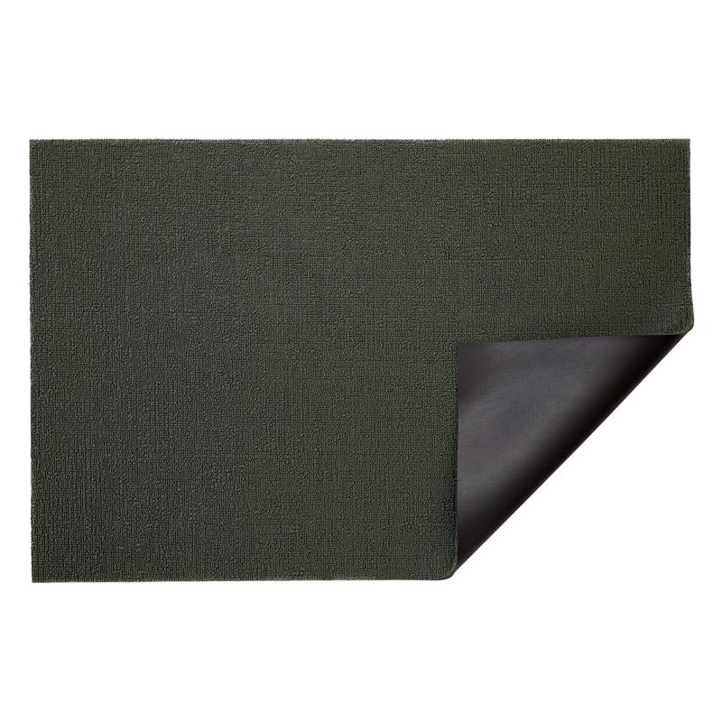 6076938 18 x 28 in. Solid Vinyl Door Mat - Green