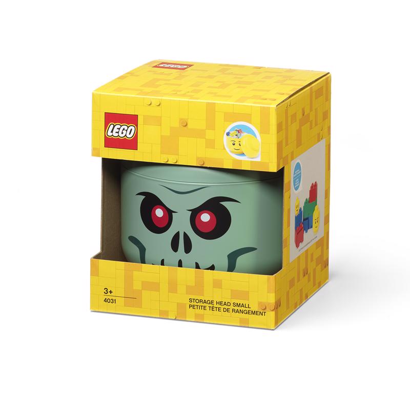 9091490 Licensed Skeleton Small Storage Head, Green