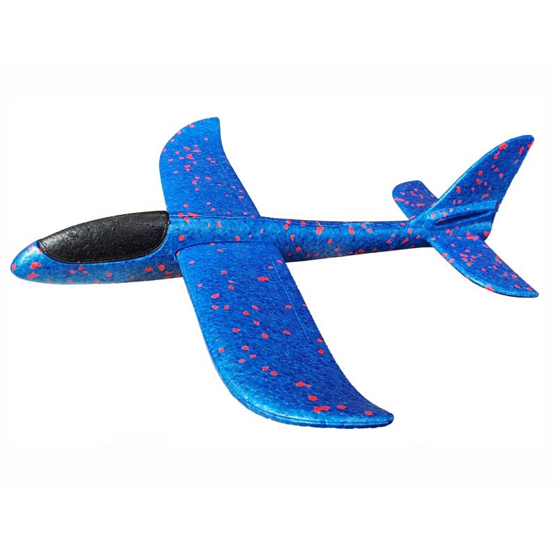 9099580 Falcon Glider Airplane Foam, Blue - Pack of 12