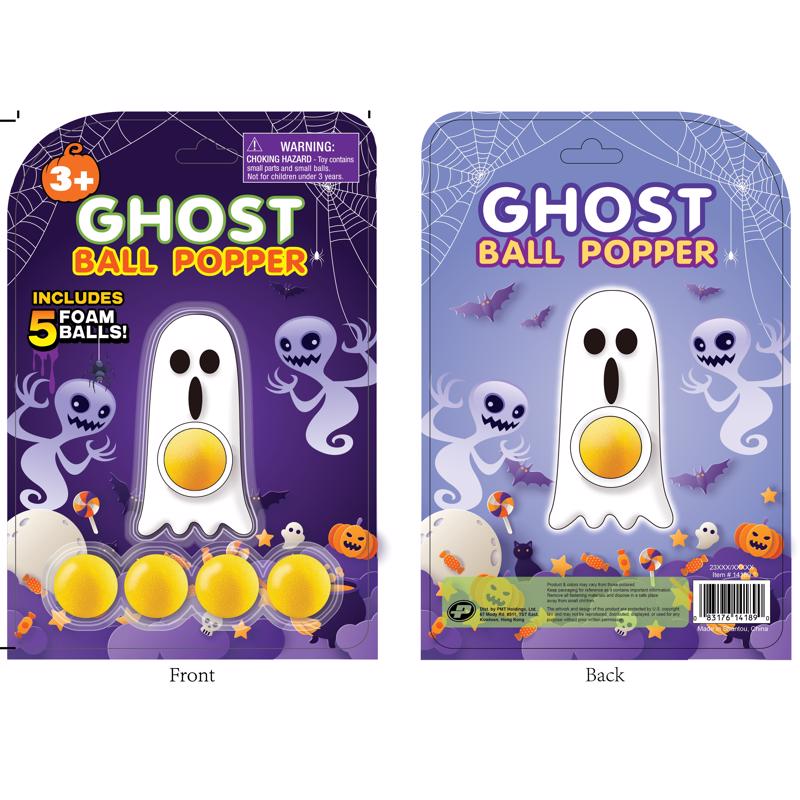 9096792 Ghost Ball Popper Toy, Multi Color