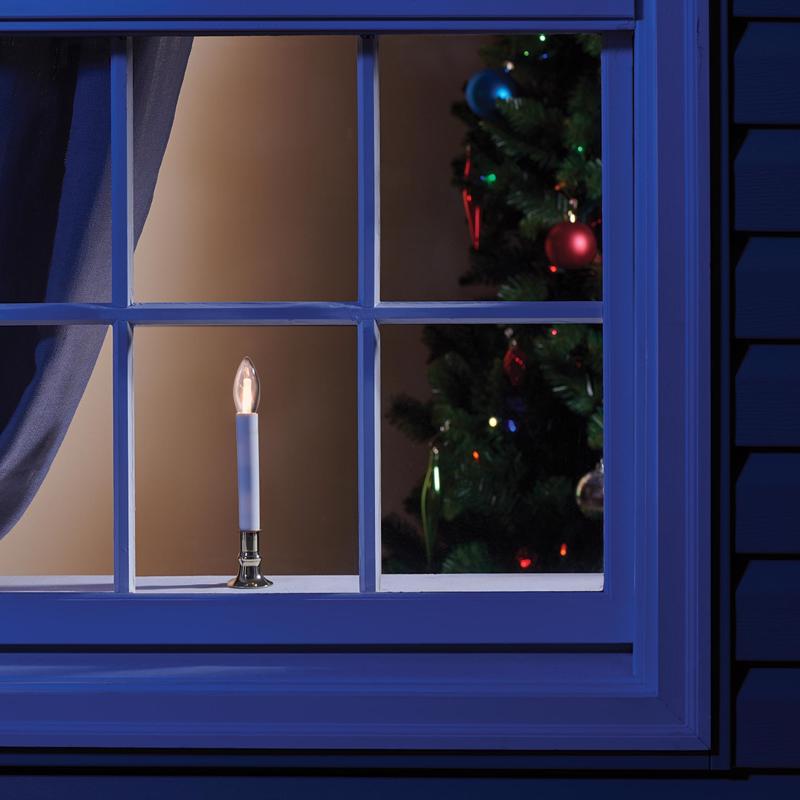 9096048 9 in. LED Warm White Sensor Candle
