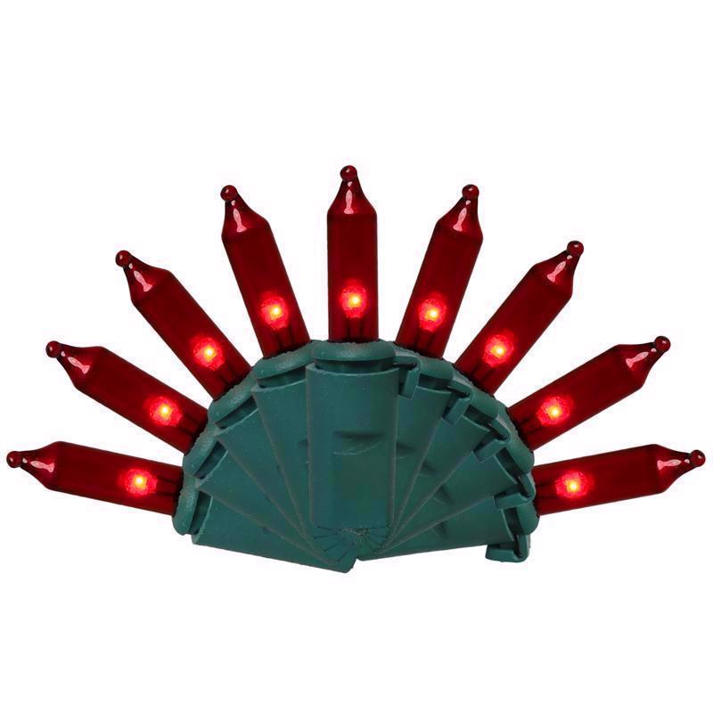 9096699 24.75 ft. Classic LED T5 Red 100 Count String Christmas Lights