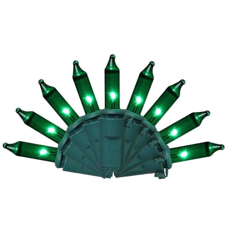 9096700 24.75 ft. Classic LED T5 Green 100 Count String Christmas Lights