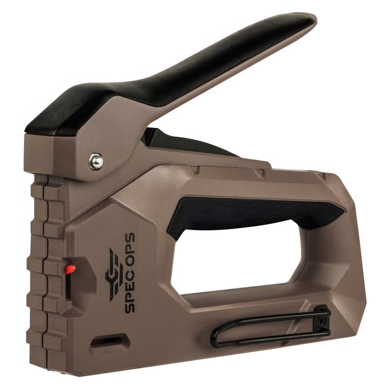 18 Gauge 2-in-1 Staple Gun & Brad Nailer - Brown
