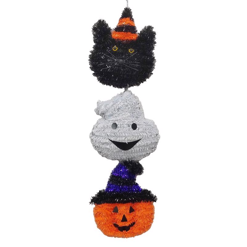Picture of FC Young 9096073 23 in. Dangler Cat&#44; Ghost&#44; Pumpkin Hanging Halloween Decor - Pack of 6