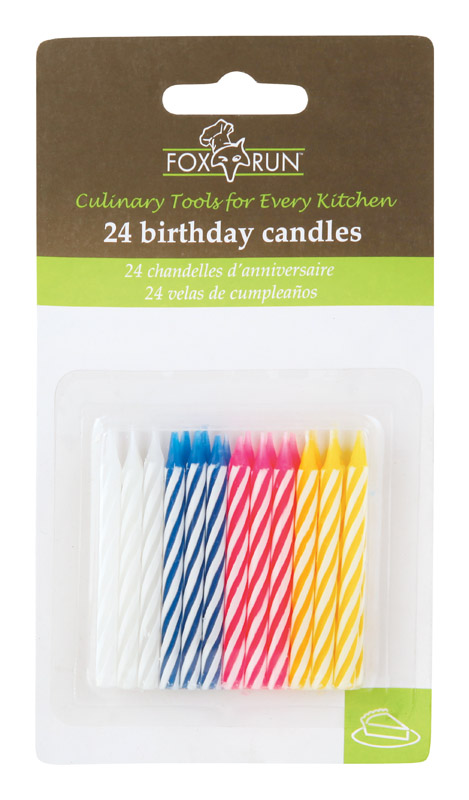 Picture of Fox Run 64747 None Scent Birthday Candles&#44; Assorted Color