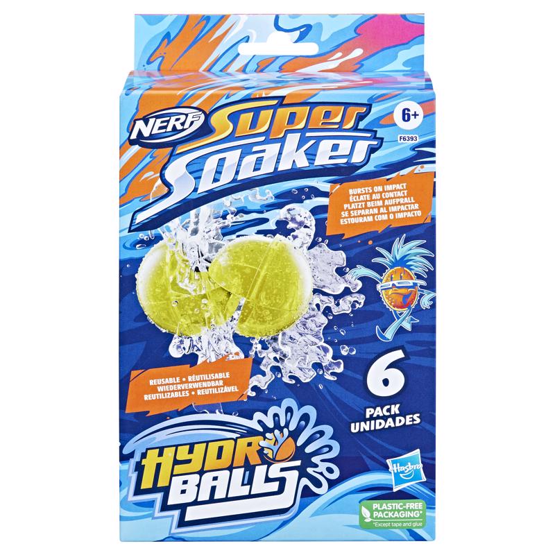 Picture of Hasbro 9095815 Hasbro Nerf Super Soaker Hydro Balls Plastic&#44; Assorted Color - 6 Piece