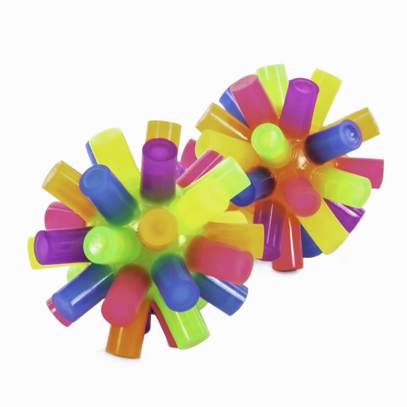 9095768 Light Up Digit Balls, Multi Color - Pack of 12