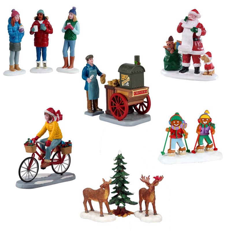 Picture of Lemax 9096544 9.45 x 16.14 in. Christmas Villager Assortment Village Accessories - Pack of 36