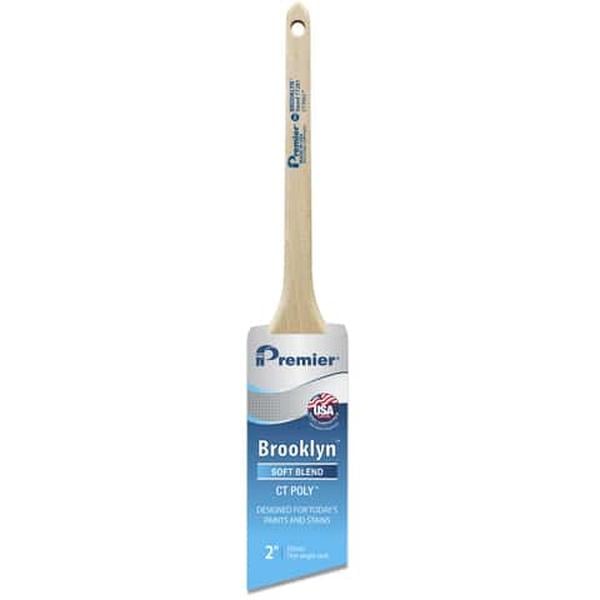 Premier Paint Roller 1004591 2 in. Soft Thin Angle Paint Brush