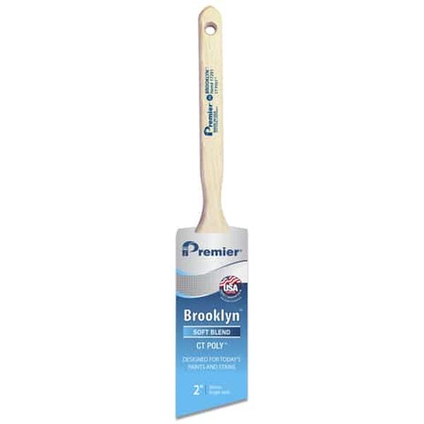 2" Angle Sash Soft, Polyester Bristle, Paint Brush, Hardwood Handle