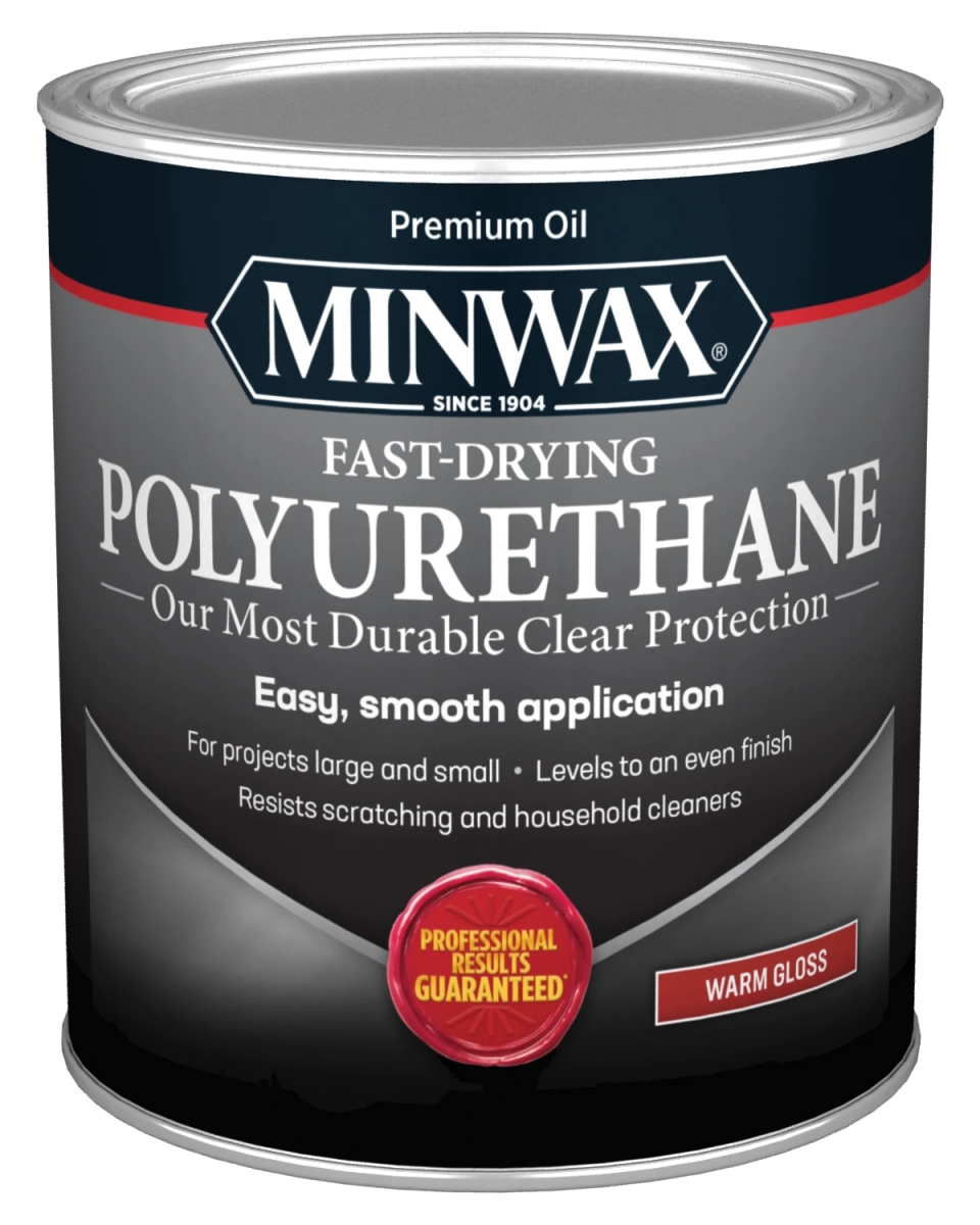 1026730 1 qt. Fast-Drying Polyurethane Wood Stain - Clear Wood Finish