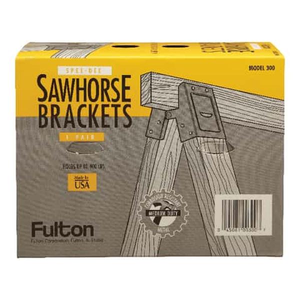 Fulton 22134 2 x 4 in. Sawhorse Brackets - 400 lbs Capacity