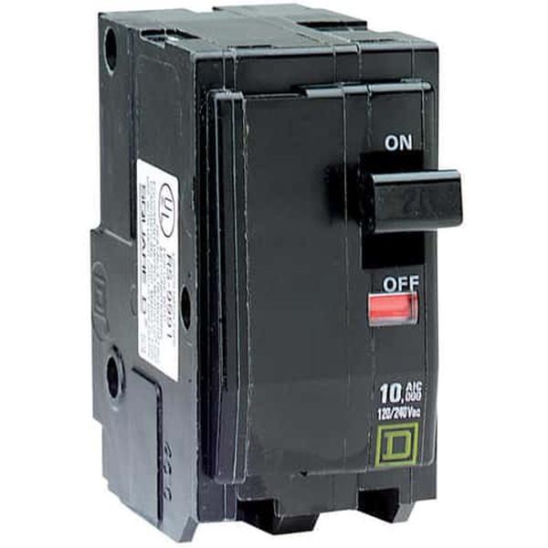Schneider Electric 34107 Square D QO 20A Plug In 2-Pole Circuit Breaker