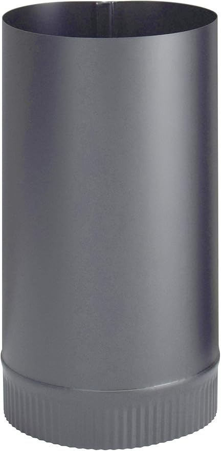 42570 12 x 6 in. Street Stove Pipe, Black