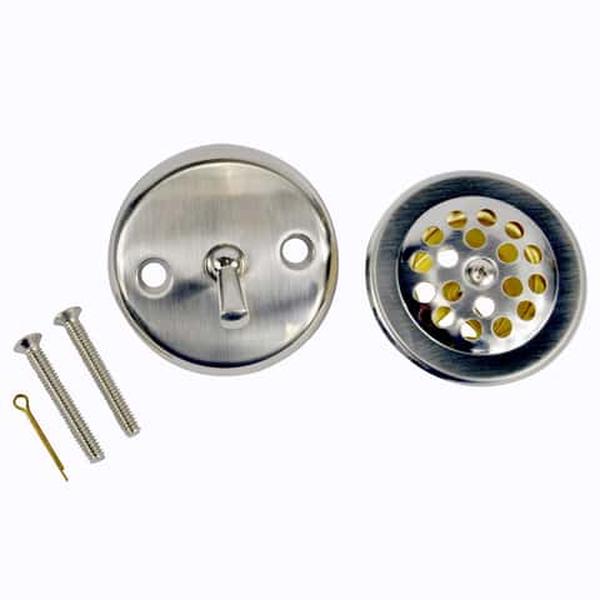 4301180 2.9 x 1.15 in. Universal Brass Trip Lever Bath Drain Trim Kit