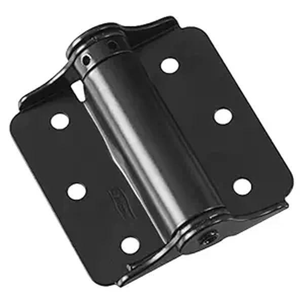 5006366 3 in. Black Adjustable Spring Hinges