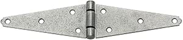 Strap Hinge, 2.43 in W Frame Leaf, Steel, Screw Mounting, 20 lb