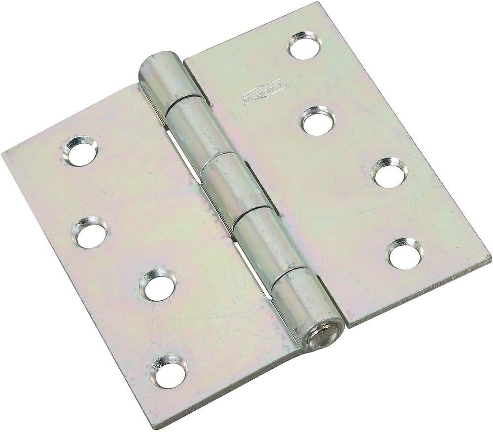 5006390 4 in. Zinc Plated Steel Non-Removable Pin Broad Hinge