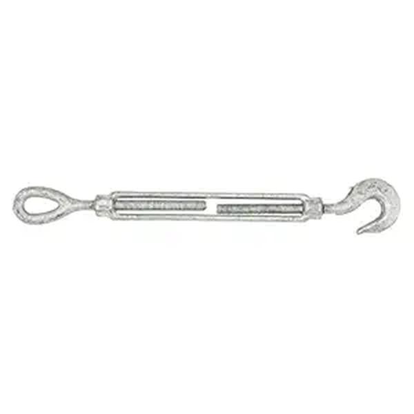 5006464 0.5 x 6 in. Drop Forged Galvanized Turnbuckle Hook & Eye Turnbuckle