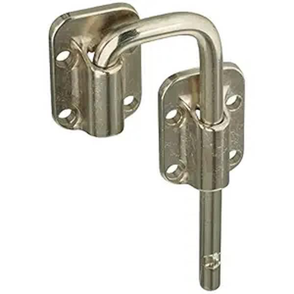 5006599 1.5 in. Nickel Finish Sliding Door Latch