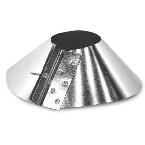 4031514 6 in. 26 Ga. Galvanized Steel Storm Collar