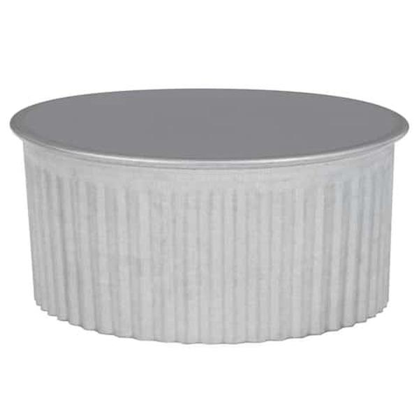 47673 4 in. Galvanized Steel Crimped Pipe End Cap