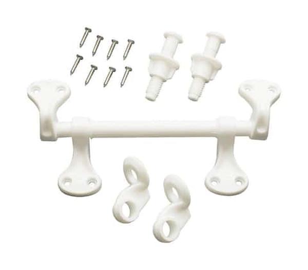 4834966 Toilet Seat Hinge White Plastic for Universal